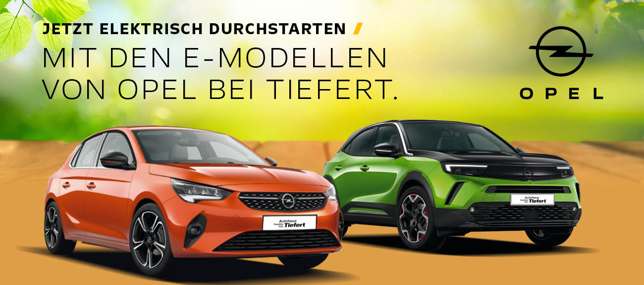 Slider Opel E-Modelle