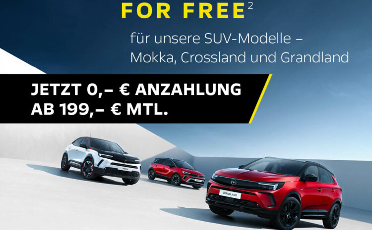  Opel Flat for Free für SUV