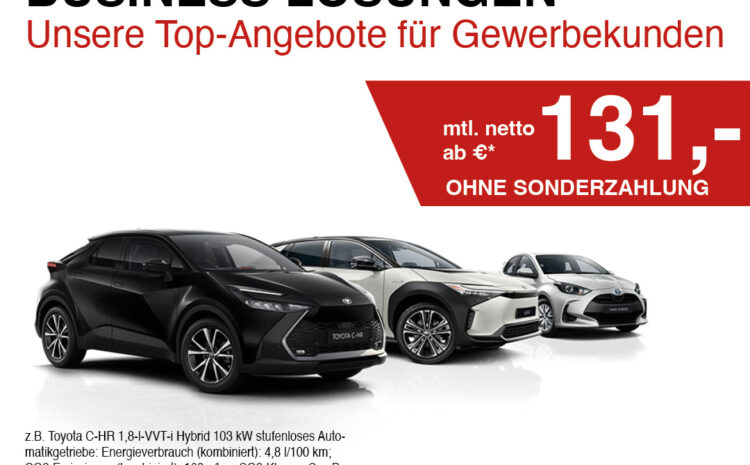  Toyota Gewerbeangebote