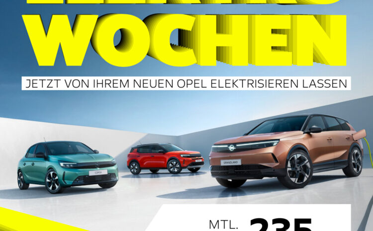  Opel Elektro Wochen