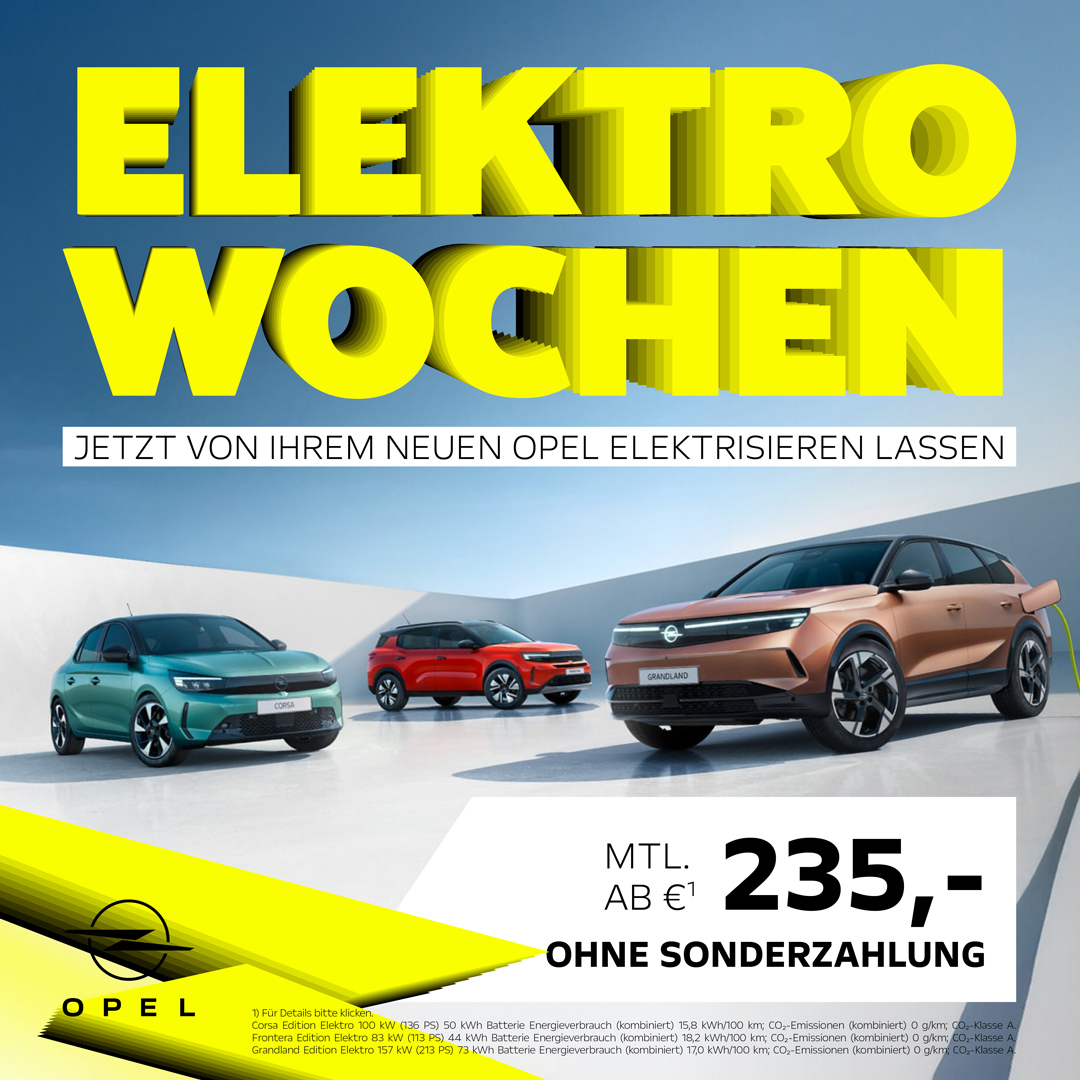 Opel Elektro Wochen