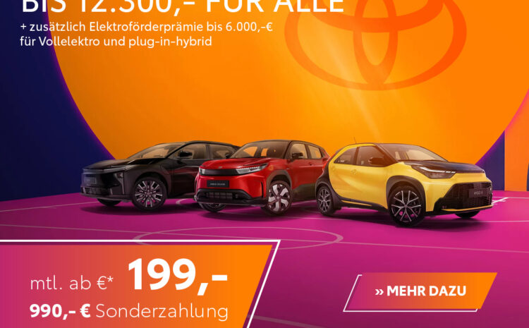  Toyota Förderprämie 2026