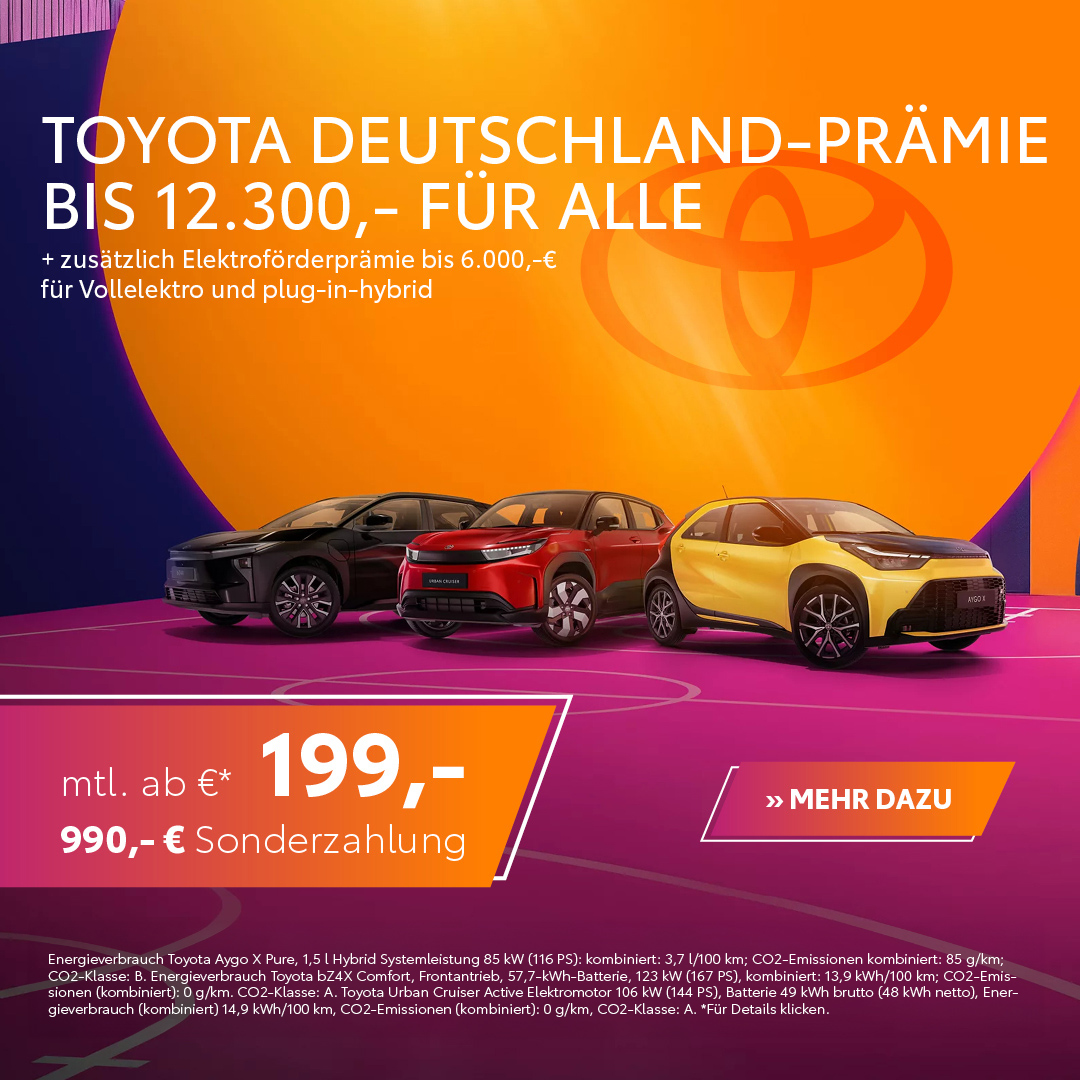 Toyota Förderprämie 2026