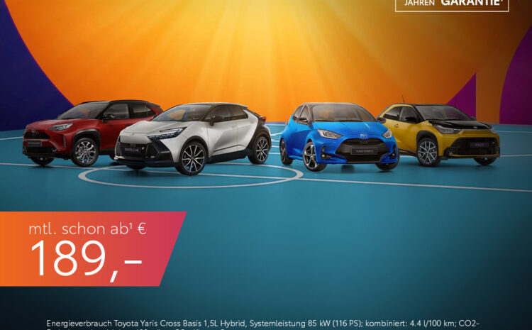  Toyota Leasing mit 0€ Anzahlung