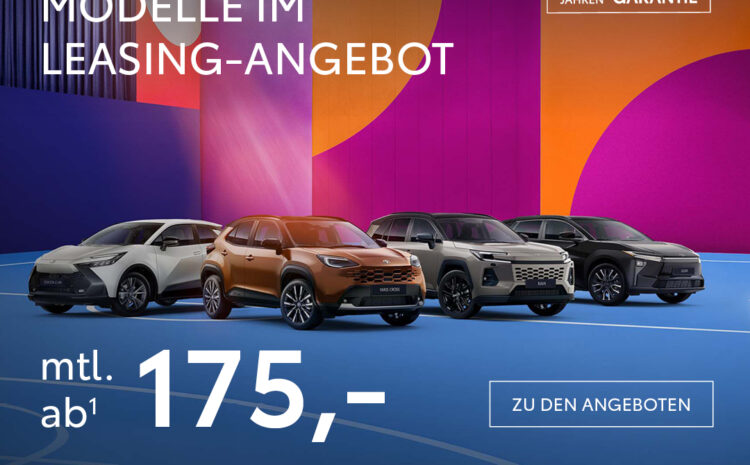  Toyota SUV Leasingangebote